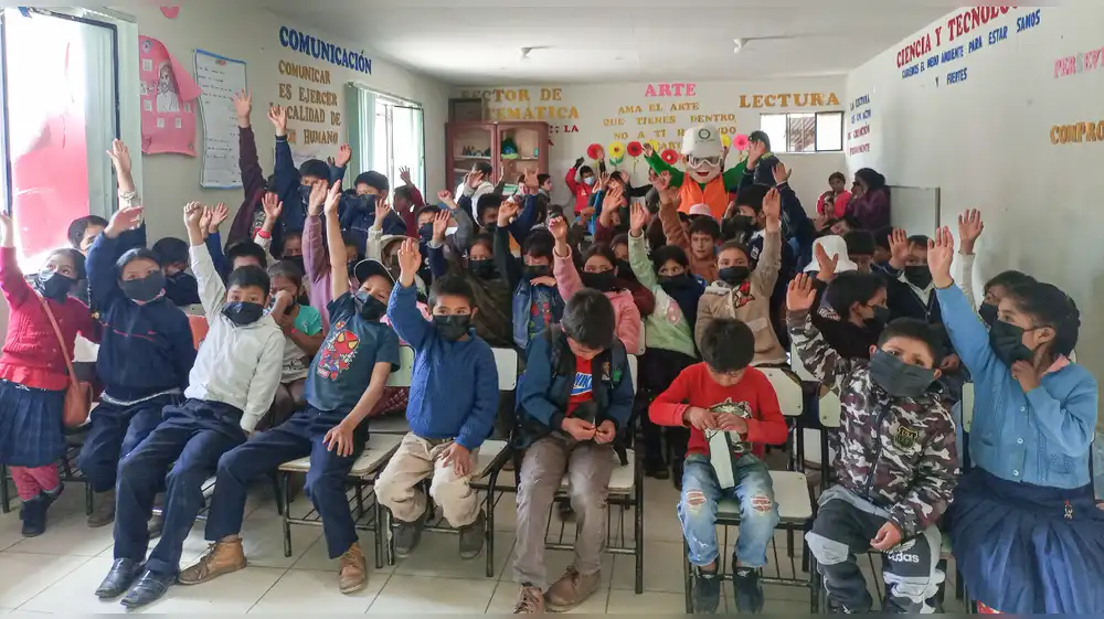 AMSAC: 80 estudiantes de Michiquillay aprendieron a cuidar el medio ambiente