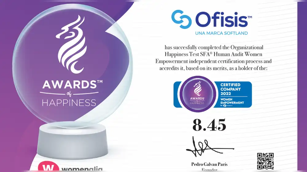 Ofisis recibe dos reconocimientos internacionales por buenas prácticas en gestión de personas