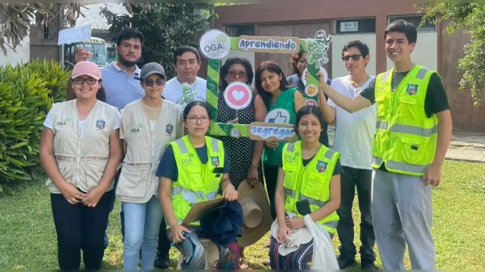 UNALM promueve gestión adecuada de residuos sólidos con capacitaciones comunitarias.