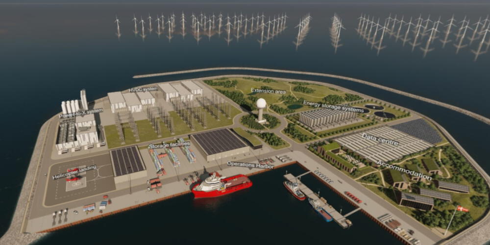 Dinamarca construye islas de energía verde