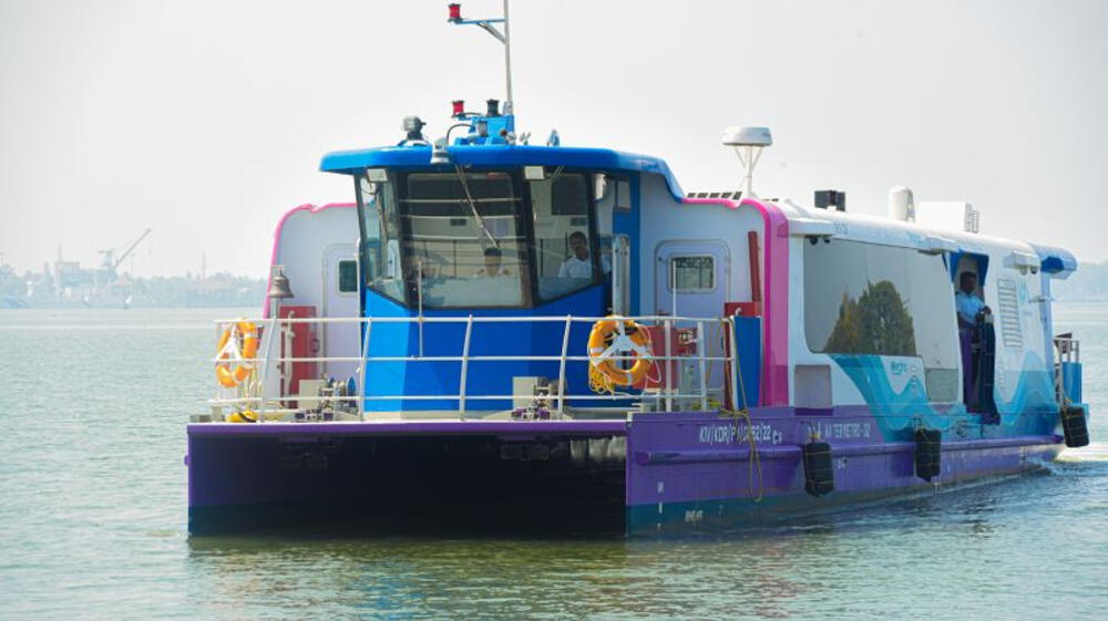 India es el primer país es implementar un metro acuático