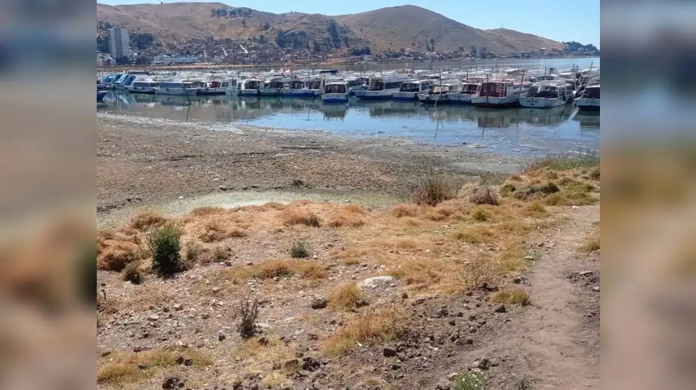 Puno: Lago Titicaca registra disminución de sus niveles de agua