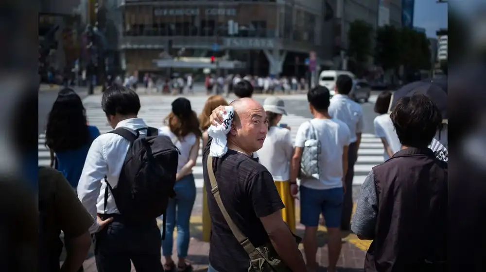 Japón alcanza temperatura de 40 grados por ola de calor