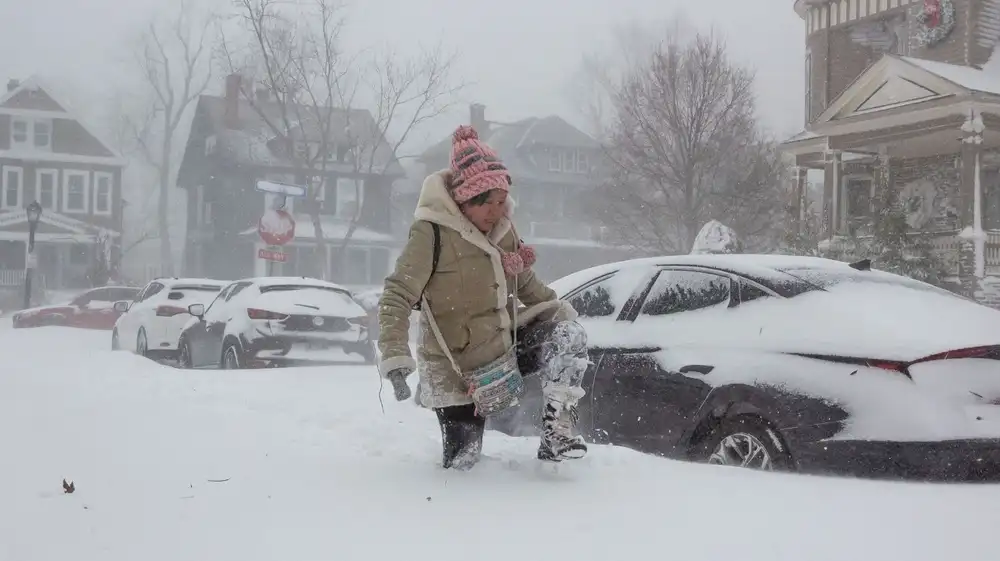 Ola de frío ártico congela el centro de Estados Unidos