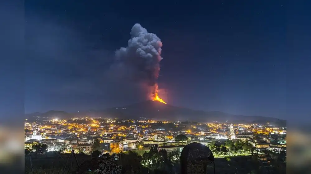 Alerta en Italia por nueva erupción del volcán Etna
