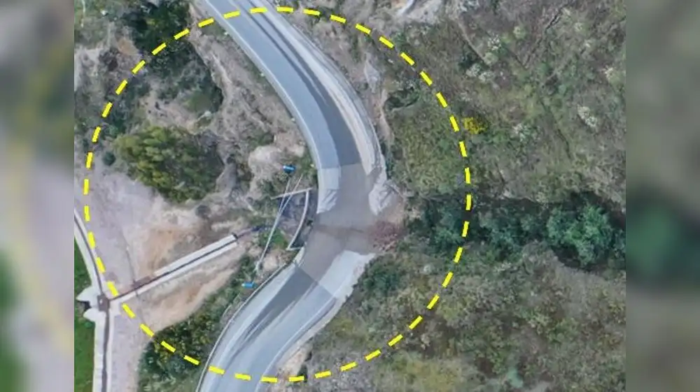 Deslizamiento activo afecta suministro de agua en Huamachuco