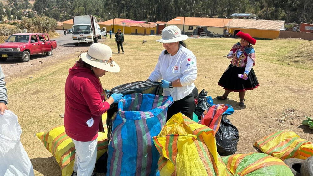 Recogen más de una tonelada de residuos en parque nacional Huascarán