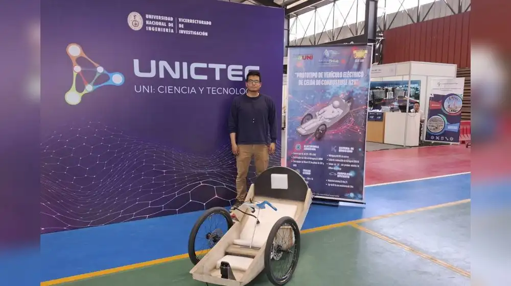 Estudiantes peruanos crearon vehículo que funciona con hidrógeno verde