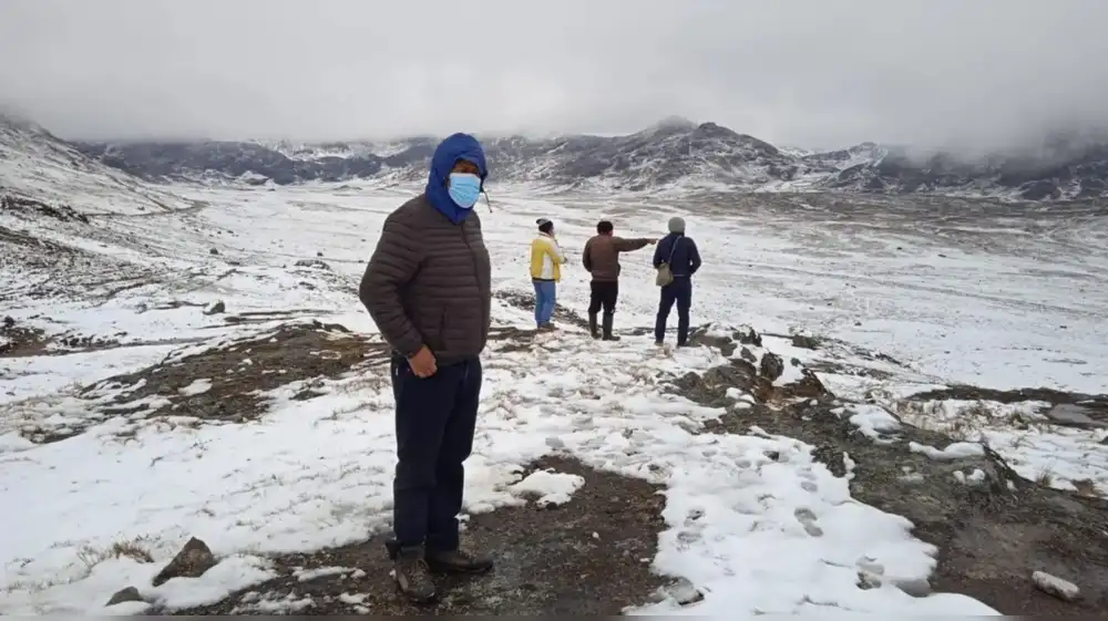Zonas alto andinas soportarán temperaturas de hasta menos 10 grados