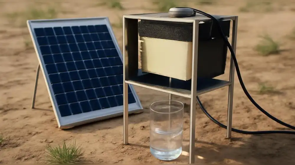 Crean dispositivo que obtiene agua potable del aire