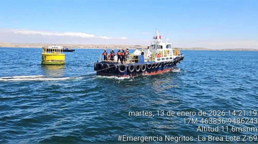 Talara: Alerta por derrame de hidrocarburos en el mar de Negritos