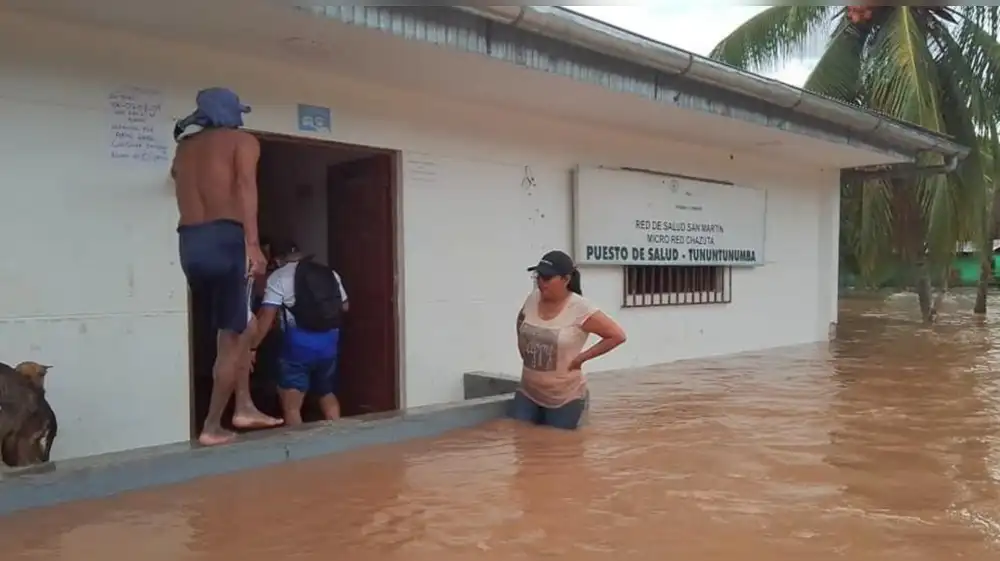 Moyobamba: Río Mayo se desborda por intensas lluvias