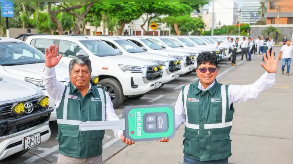 Nueva flota vehicular permitirá potenciar gestión de recursos hídricos
