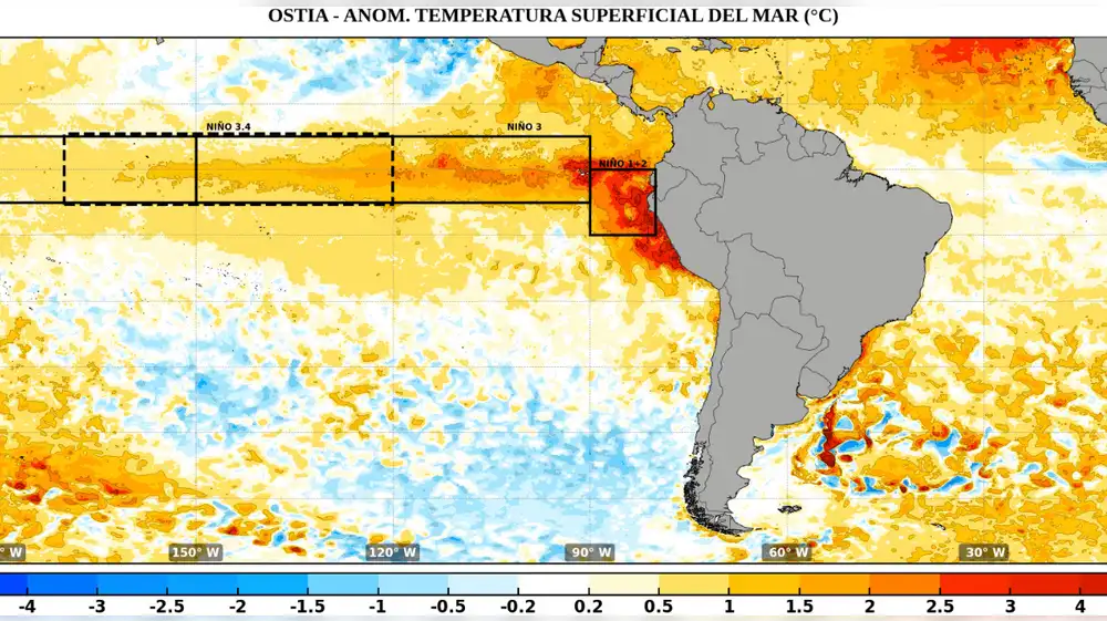 Agencia climática de EE.UU. confirma inicio del Niño Global