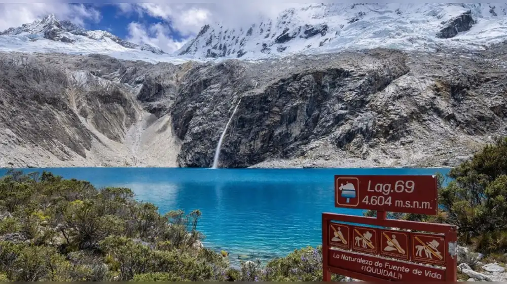 Laguna 69 contará con mirador y sendero para el turismo