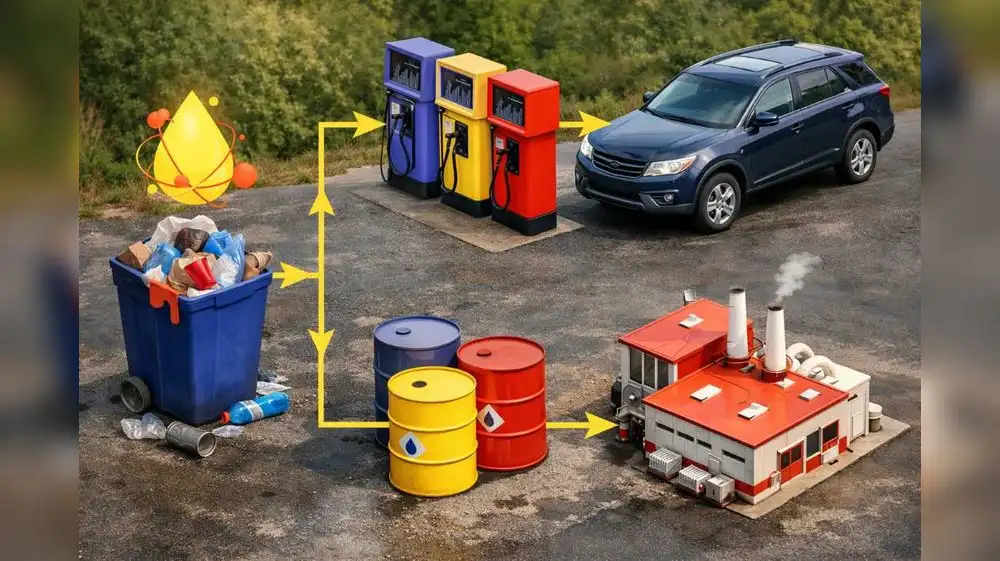 Estados Unidos convierte residuos plásticos en gasolina y diésel