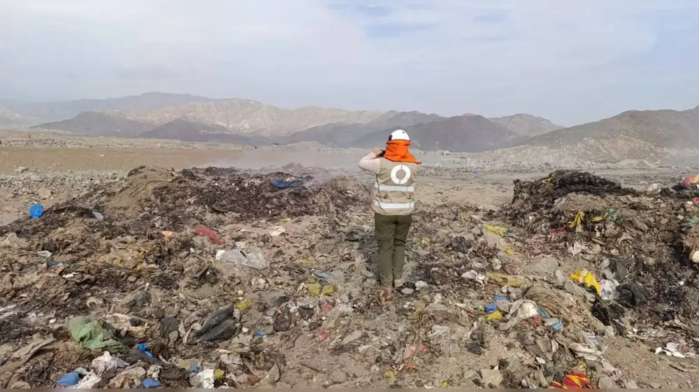 OEFA detecta alto riesgo ambiental en botadero Lomo Largo de Ica