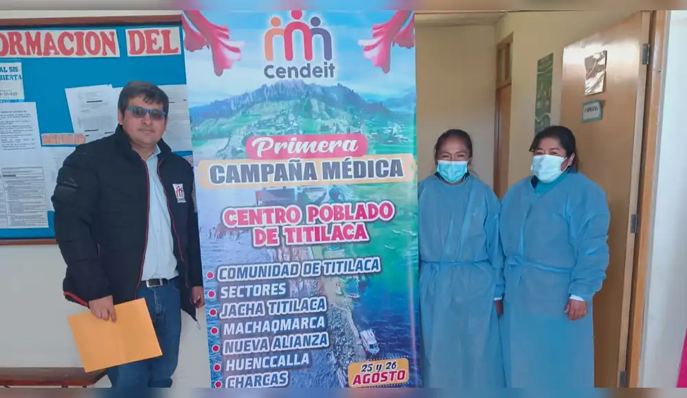 CENDEIT realiza campañas médicas junto al lago Titicaca CENDEIT realiza campañas médicas junto al lago Titicaca