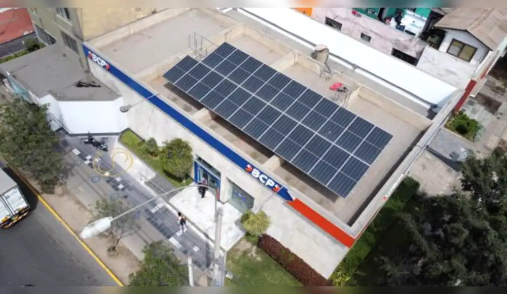 El BCP implementó 48 plantas de paneles solares en su red de agencias a nivel nacional El BCP implementó 48 plantas de paneles solares en su red de agencias a nivel nacional