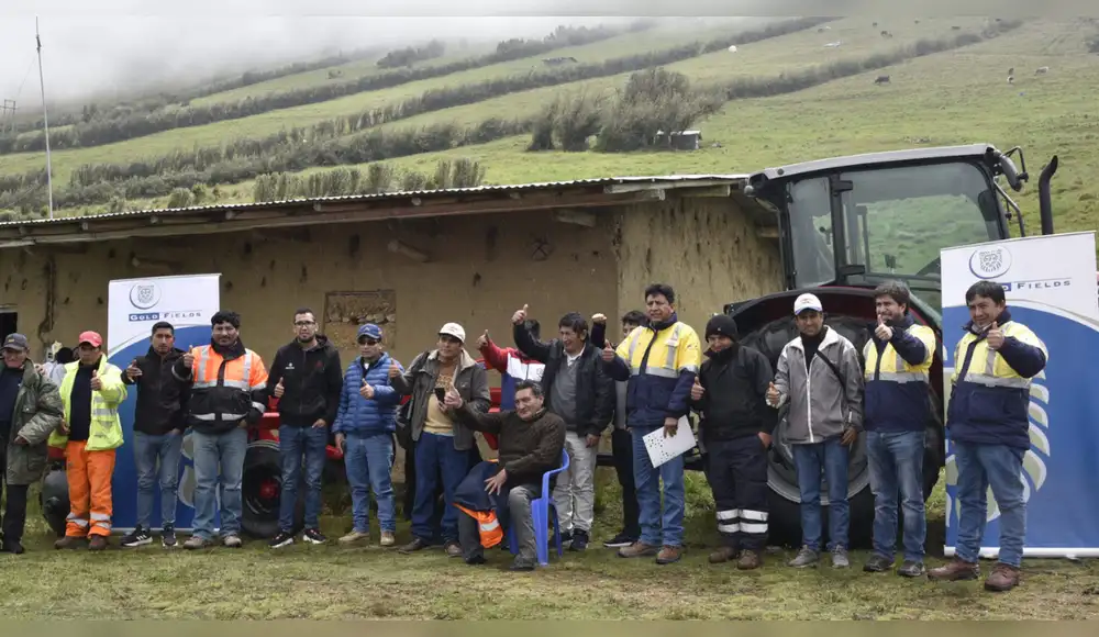 Gold Fields contribuye al mejoramiento del sector agrícola y ganadero en el caserío de alto coymolache Gold Fields contribuye al mejoramiento del sector agrícola y ganadero en el caserío de alto coymolache