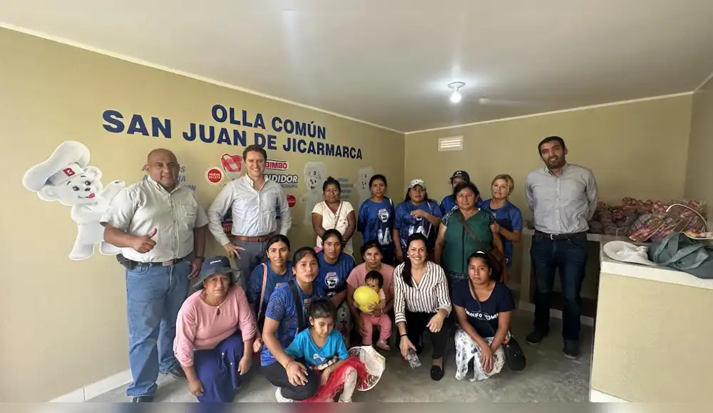 Bimbo Perú implementa módulo de cocina para Olla Común en Huachipa Bimbo Perú implementa módulo de cocina para Olla Común en Huachipa