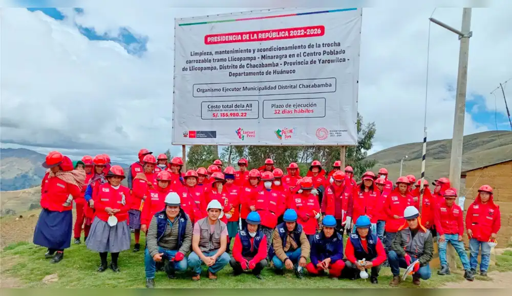 Inician los trabajos del proyecto "LURAWI PERÚ" en Chacabamba Inician los trabajos del proyecto "LURAWI PERÚ" en Chacabamba