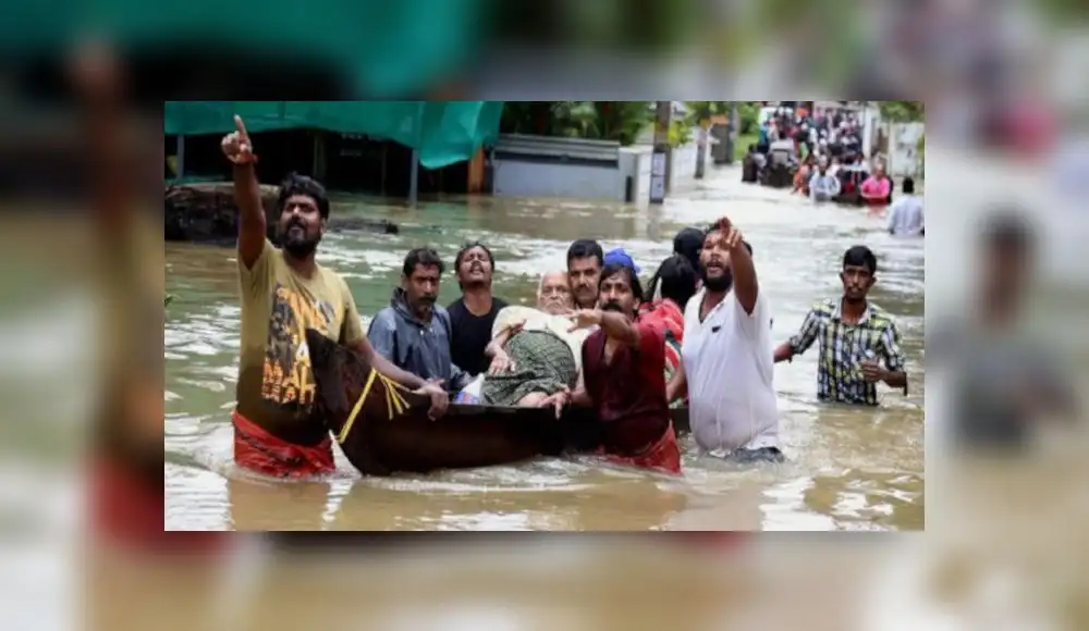 Inundación China e India Inundación China e India