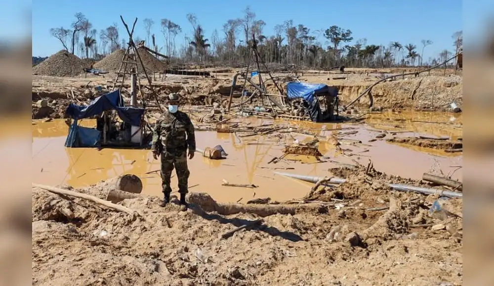Minería ilegal en Madre de Dios