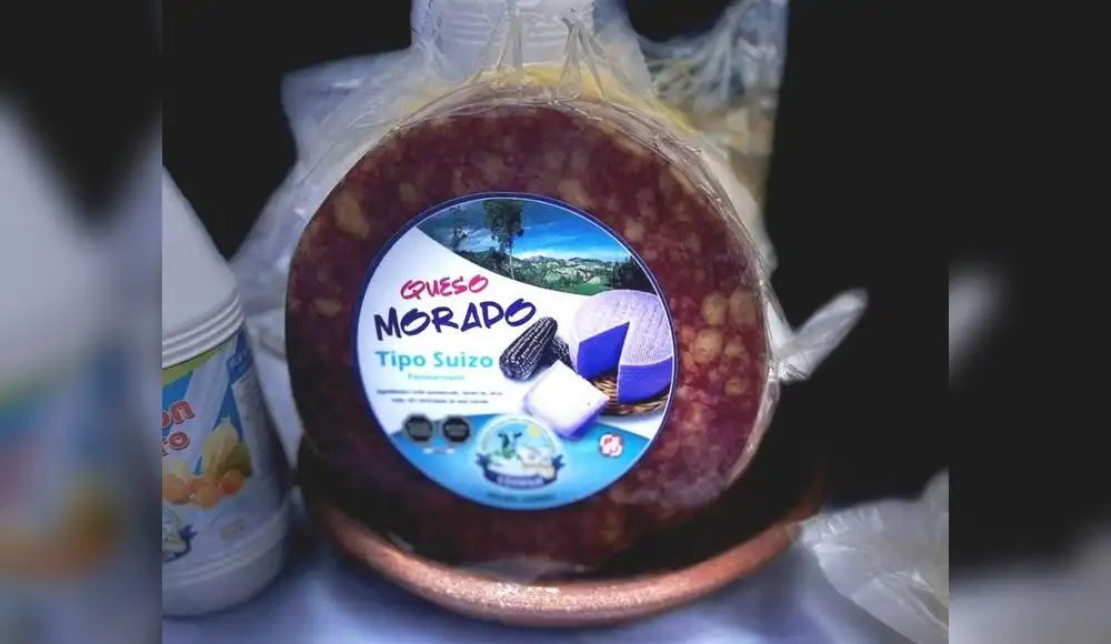 Productores crean queso a base de maíz morado Productores crean queso a base de maíz morado