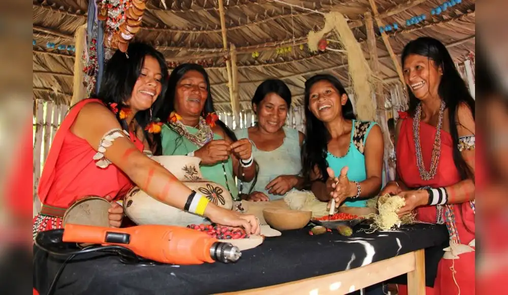 Mujeres de la Amazonía se desarrollan con emprendimientos sostenibles Mujeres de la Amazonía se desarrollan con emprendimientos sostenibles