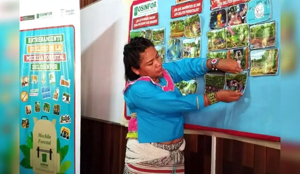 Osinfor fortalece capacidades de los defensores de la naturaleza
