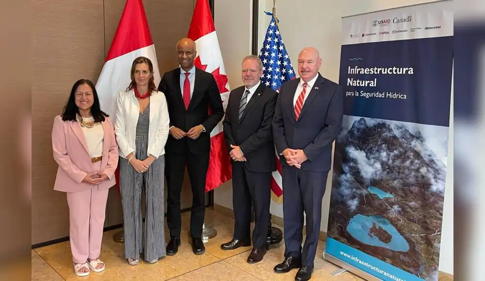 Perú recibe apoyo contra la seguridad hídrica