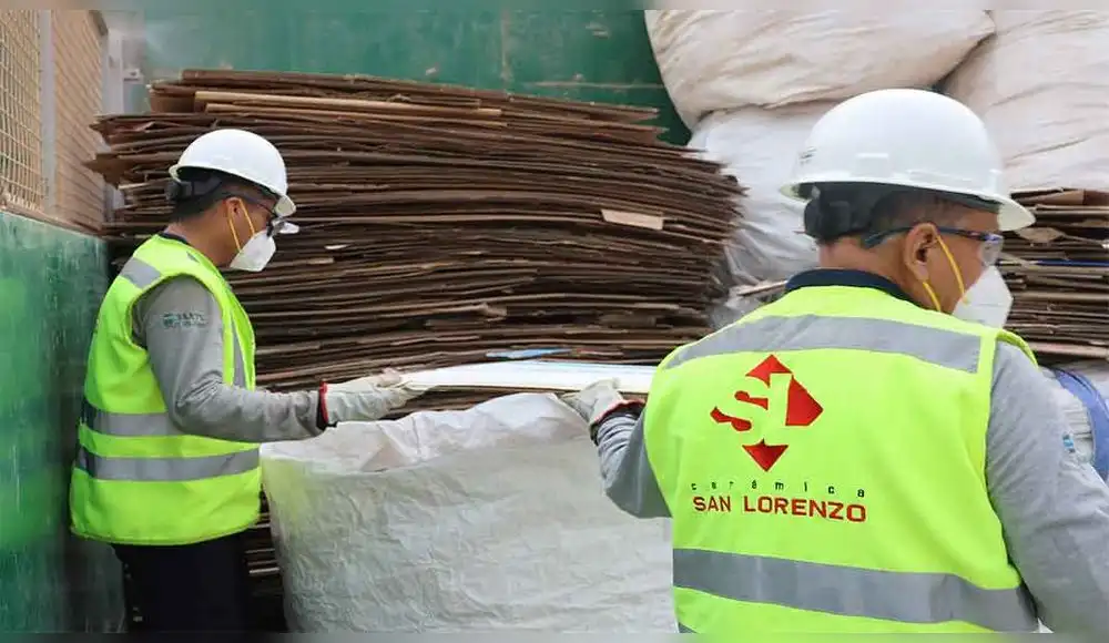 Cerámica San Lorenzo reduce 74 toneladas de CO2 del ambiente Cerámica San Lorenzo reduce 74 toneladas de CO2 del ambiente