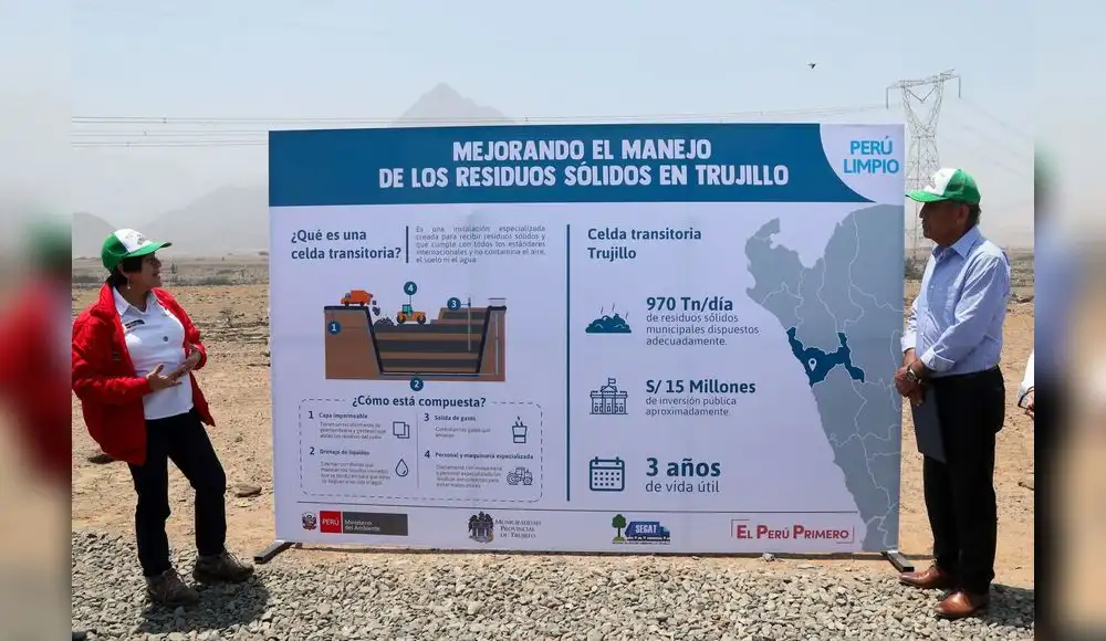 Trujillo: Nuevo espacio para residuos sólidos operará en setiembre