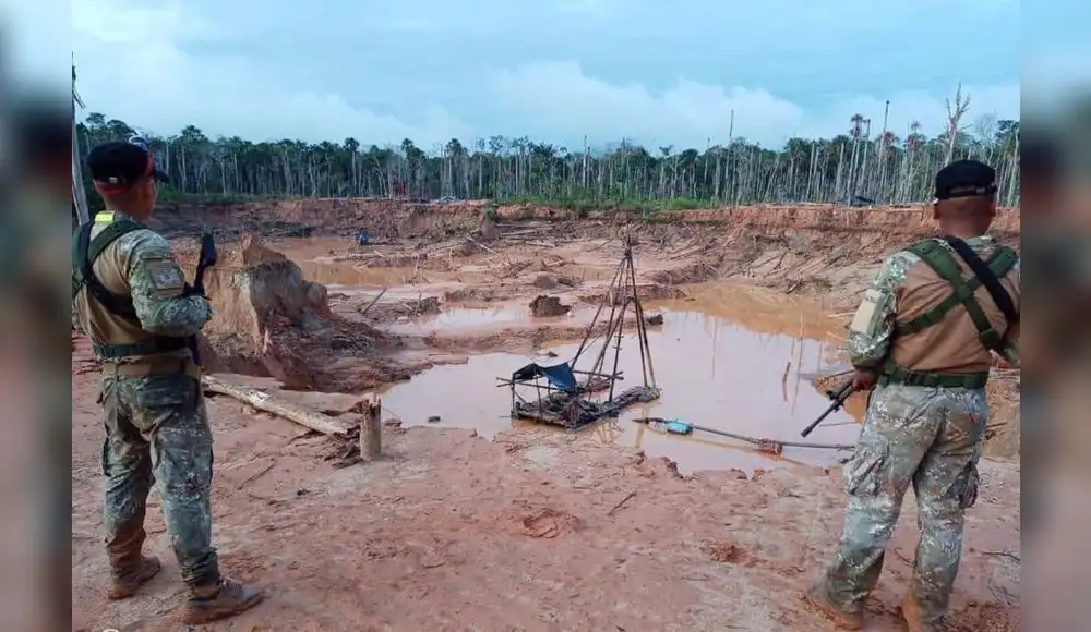 Amazonas: denuncian que policías favorecían la Minería ilegal Amazonas: denuncian que policías favorecían la Minería ilegal