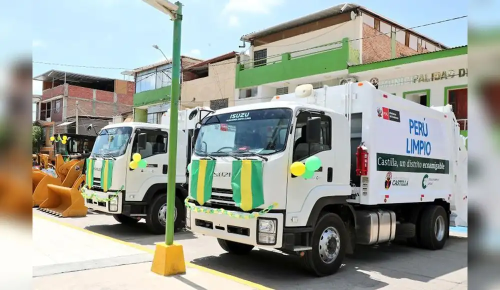 Piura: Nueva maquinaria potenciará recolección de residuos Piura: Nueva maquinaria potenciará recolección de residuos