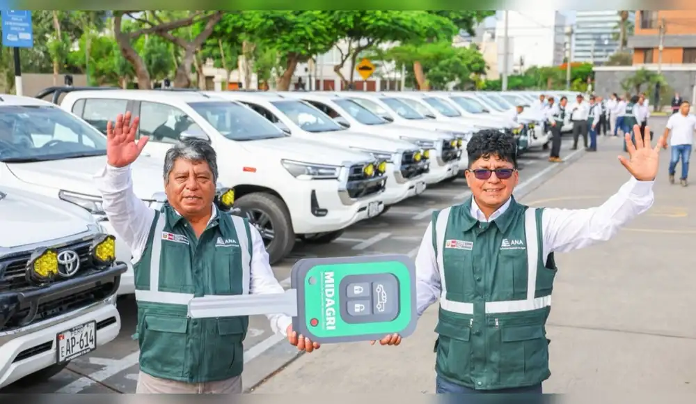Nueva flota vehicular permitirá potenciar gestión de recursos hídricos Nueva flota vehicular permitirá potenciar gestión de recursos hídricos