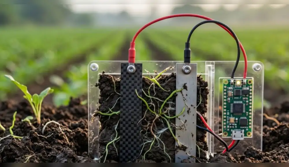 Nueva batería genera electricidad con microorganismos del suelo Nueva batería genera electricidad con microorganismos del suelo