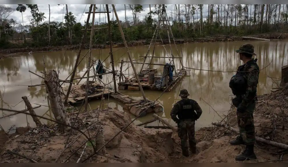 Minería ilegal amenaza el futuro geológico y económico del país Minería ilegal amenaza el futuro geológico y económico del país