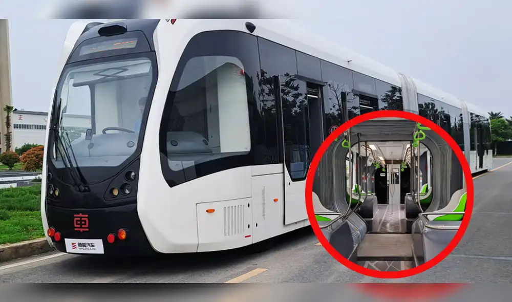 El tranvía de China: el vehículo inteligente que puede manejarse solo para revolucionar el transporte