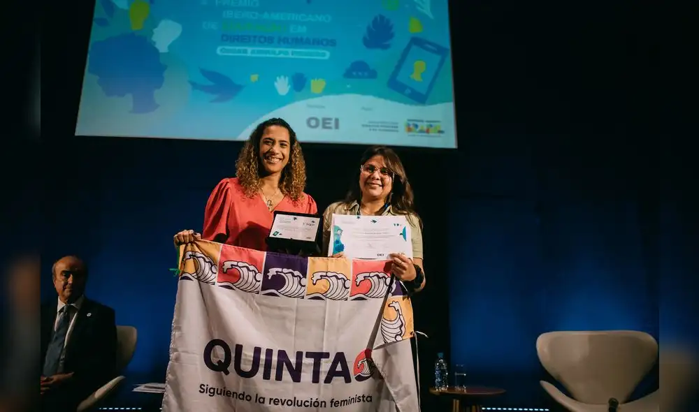 Importante reconocimiento al esfuerzo del proyecto de peruanas. Fuente: OEI
