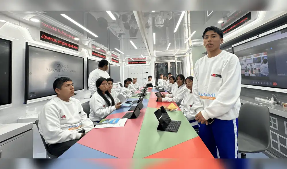 Un aula inteligente en la Amazonía: Huawei acerca la tecnología a las comunidades más remotas