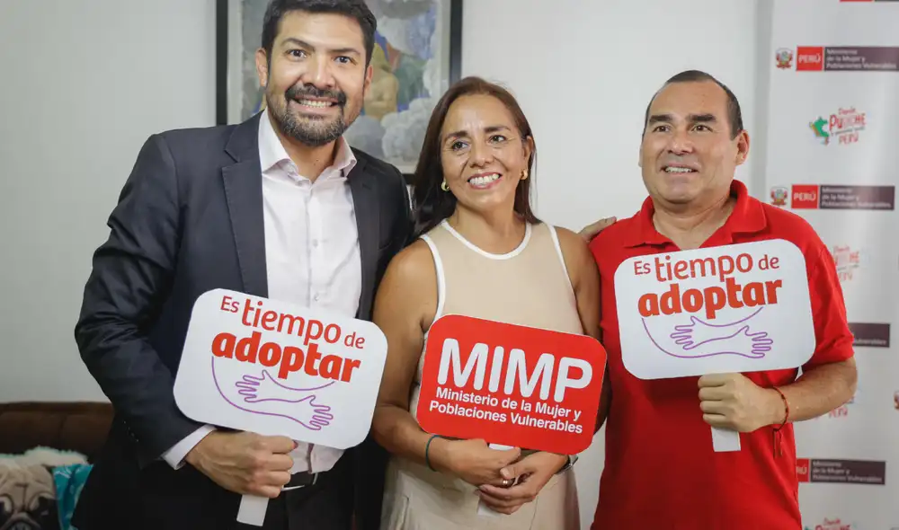 Ministerio de la Mujer y Poblaciones Vulnerables impulsa campaña #EsTiempoDeAdoptar.