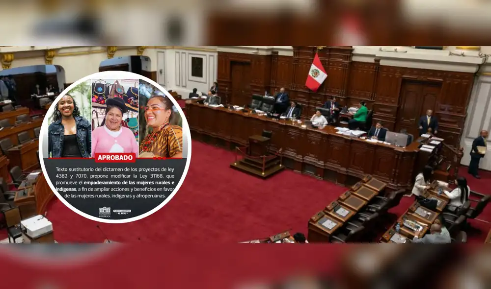Aprueban ley para promover el empoderamiento de la mujer rural, indígena y afroperuana Aprueban ley para promover el empoderamiento de la mujer rural, indígena y afroperuana