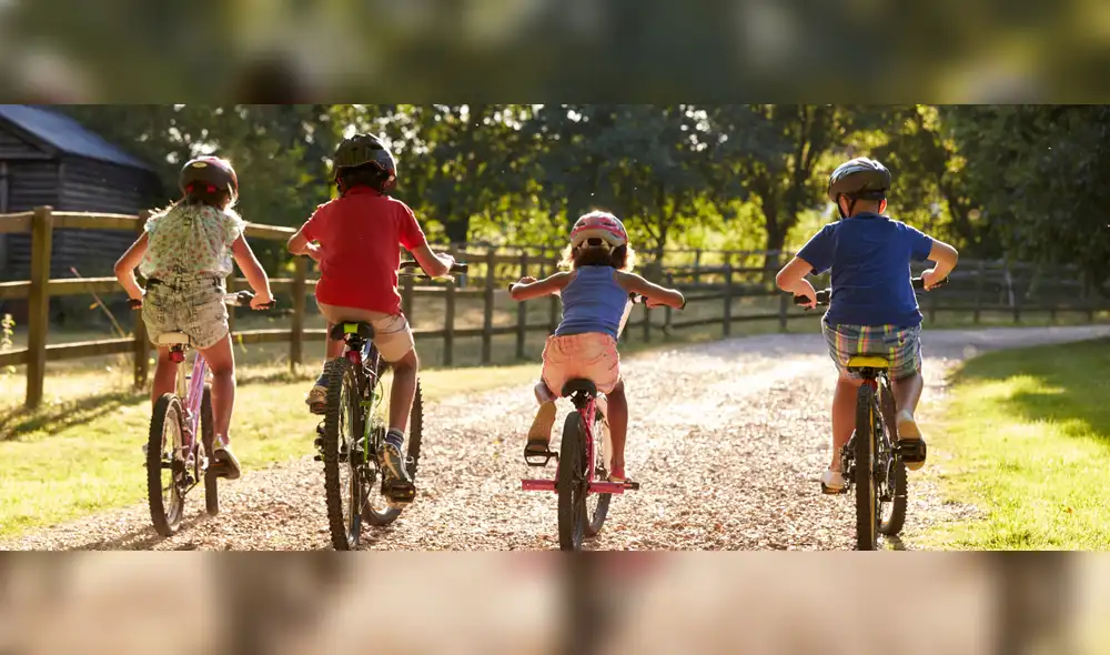 Beneficios de tener una bicicleta en la niñez