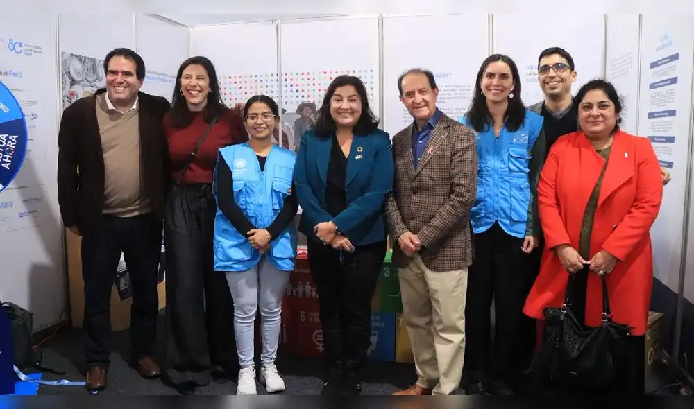 Ofrece un stand para informar sobre su labor y los Objetivos de Desarrollo Sostenible (ODS). Fuente: Difusión.