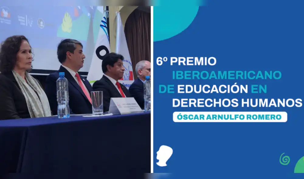 Presentación del VI Premio Iberoamericano de Educación en Derechos Humanos en Lima Presentación del VI Premio Iberoamericano de Educación en Derechos Humanos en Lima
