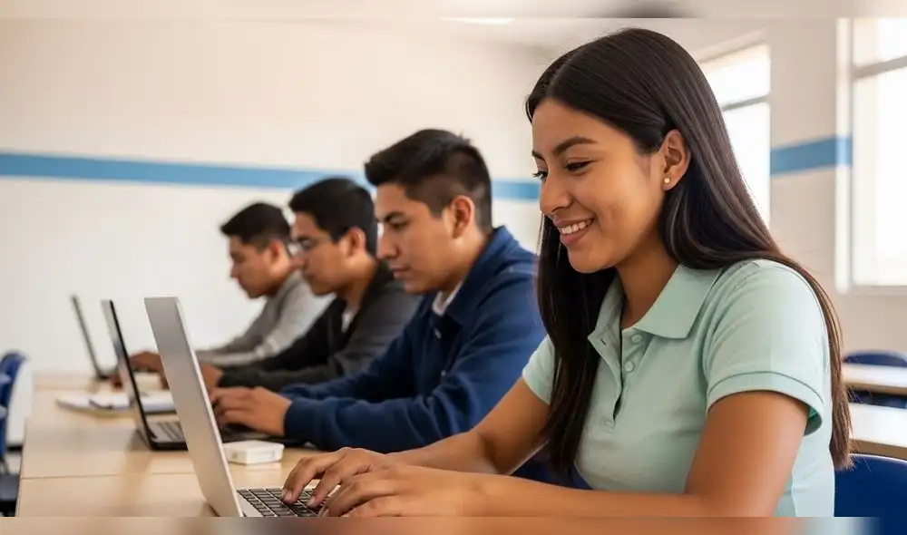 La educación técnica virtual se convierte en una solución para miles de jóvenes peruanos que buscan equilibrar trabajo y estudio. EDUCACION VIRTUAL