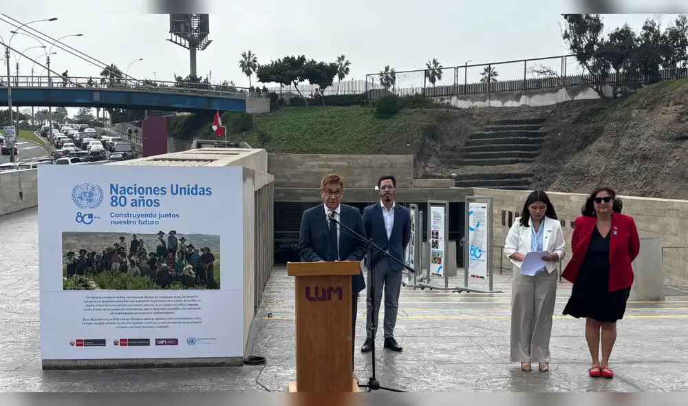 Inauguran exposición sobre la historia entre la ONU y el Perú en el Lugar de la Memoria (LUM)