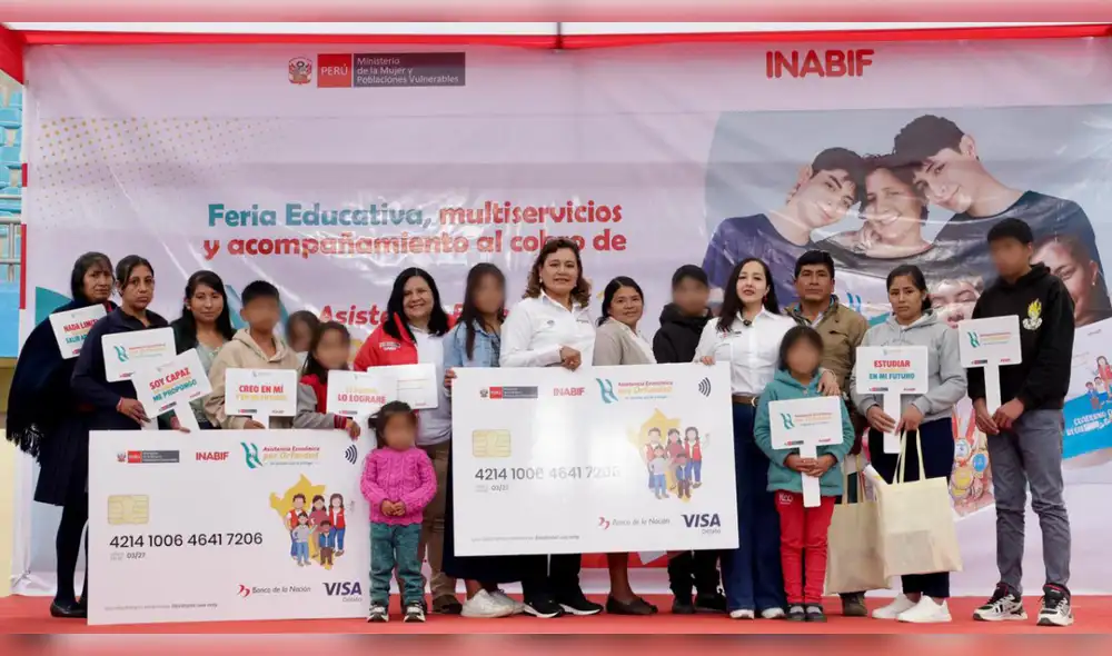 El apoyo económico busca brindar protección a menores que perdieron a sus padres, garantizando su sustento básico y promoviendo su continuidad educativa en la región Cajamarca. Foto: Difusión